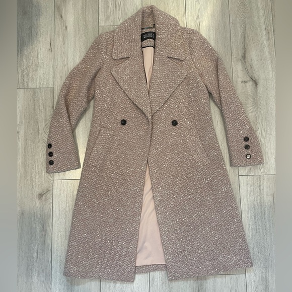 Badgley Mischka Wool Blend Long Coat - Picture 4 of 15